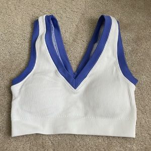 Aerie Ribbed Contrast Top